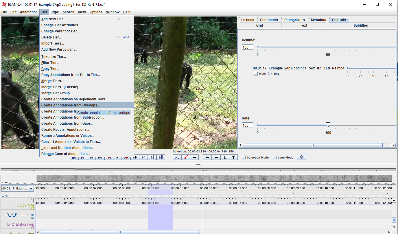 Create annotations - GApS