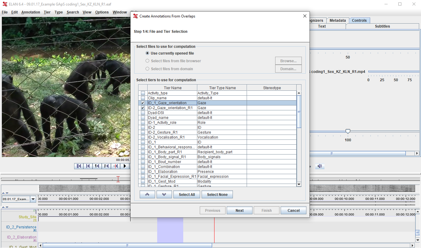 Create annotations - GApS
