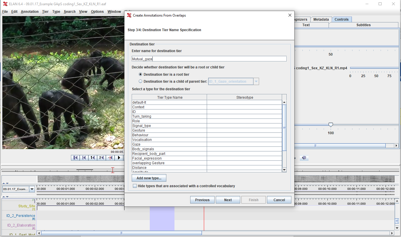 Create annotations - GApS